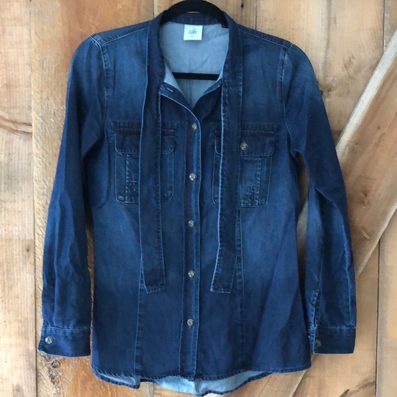 CABI dark denim top size XS - Picture 1 of 7